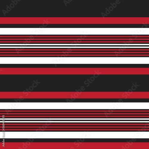 Red Stripe seamless pattern background in horizontal style