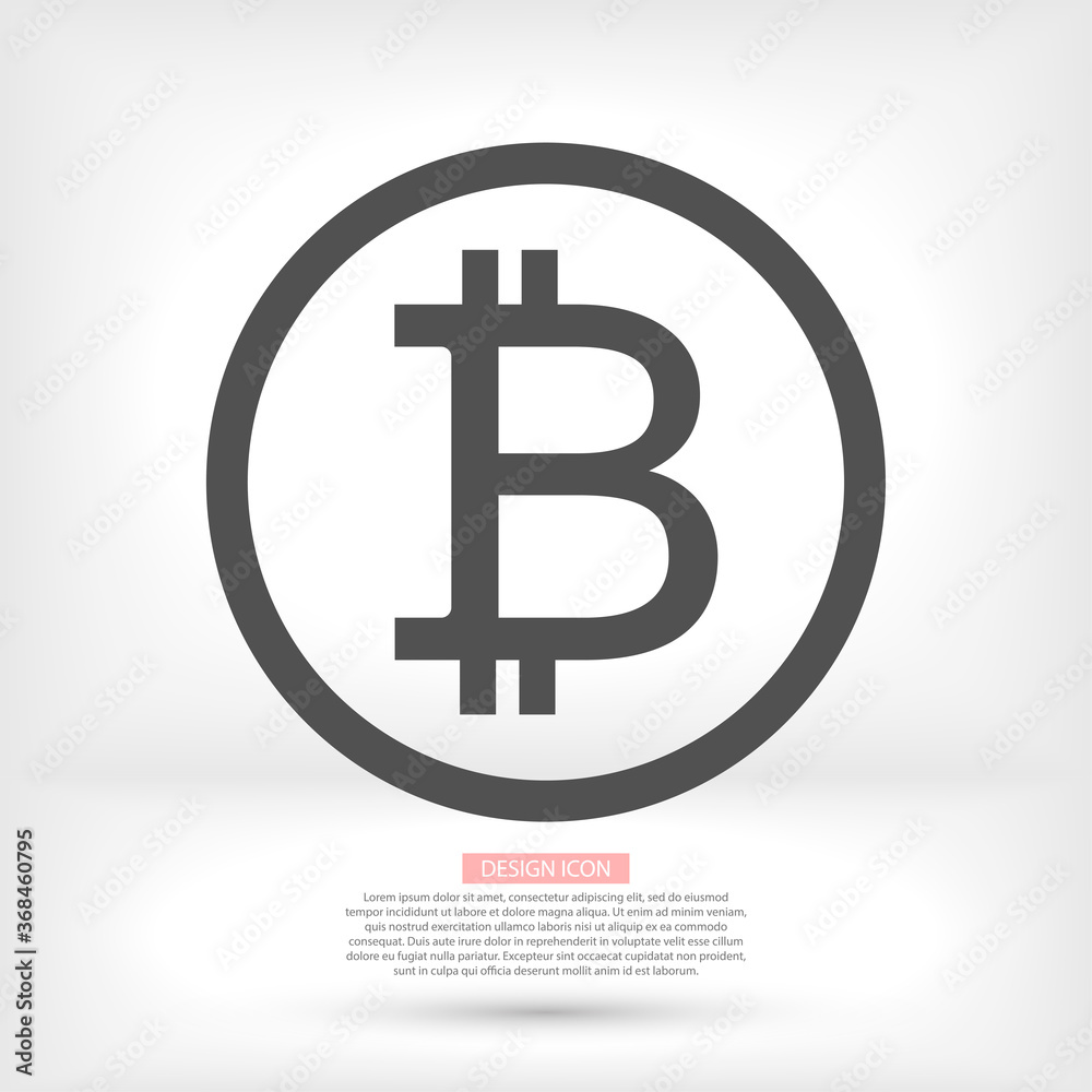 bitcoin icon . vector bitmain . illustration bitcoin . 10 eps bitcoin . simple image bitcoin