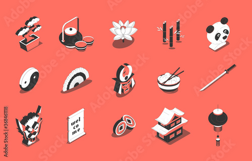 China Isometric Set
