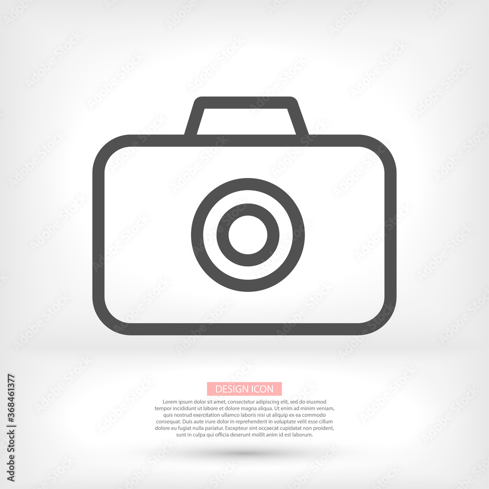 photo camera 10 bond icon design vector graphics photo camera 10 bond icon design vector graphics