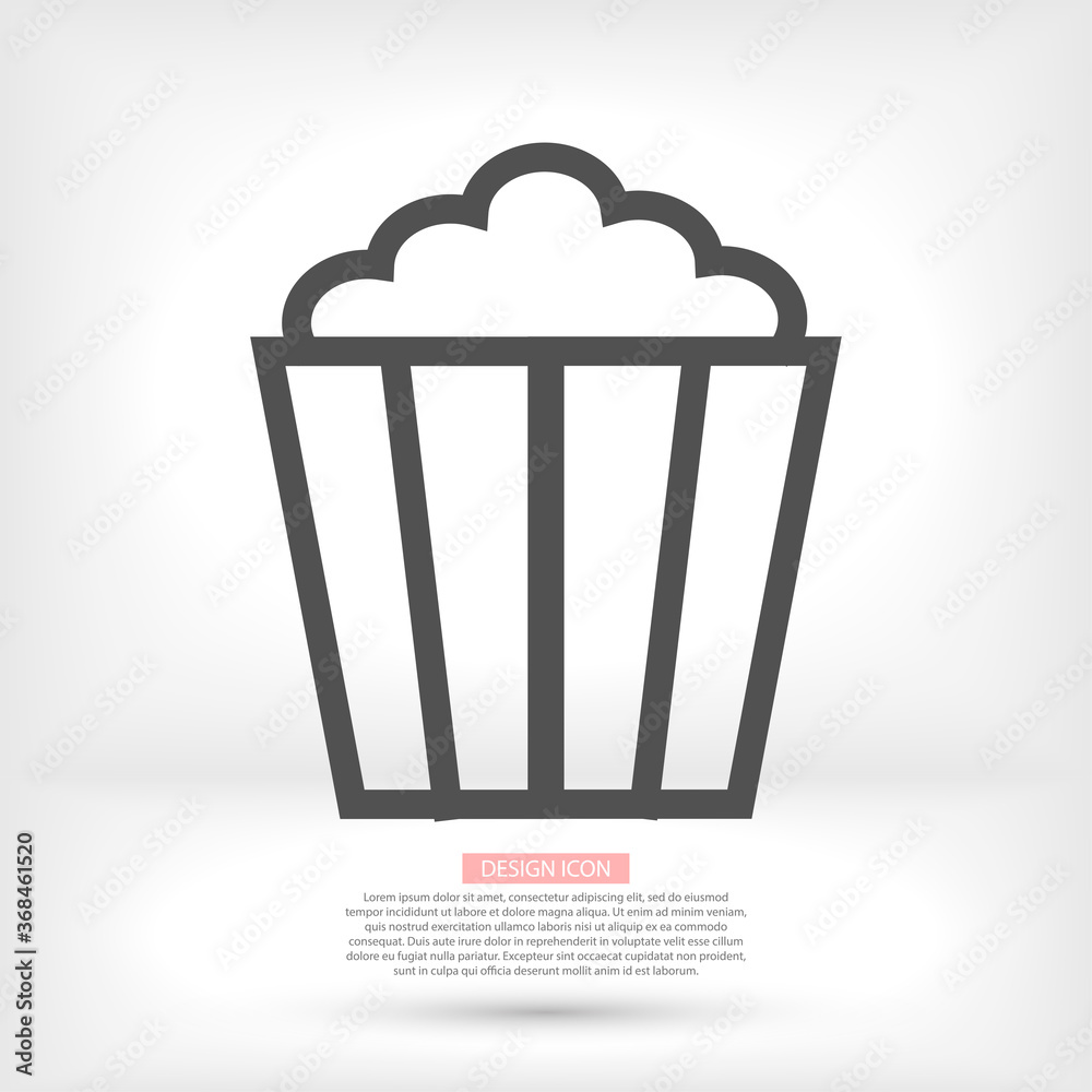 popcorn 10 bond icon design vector graphic popcorn 10 bond icon design vector graphic