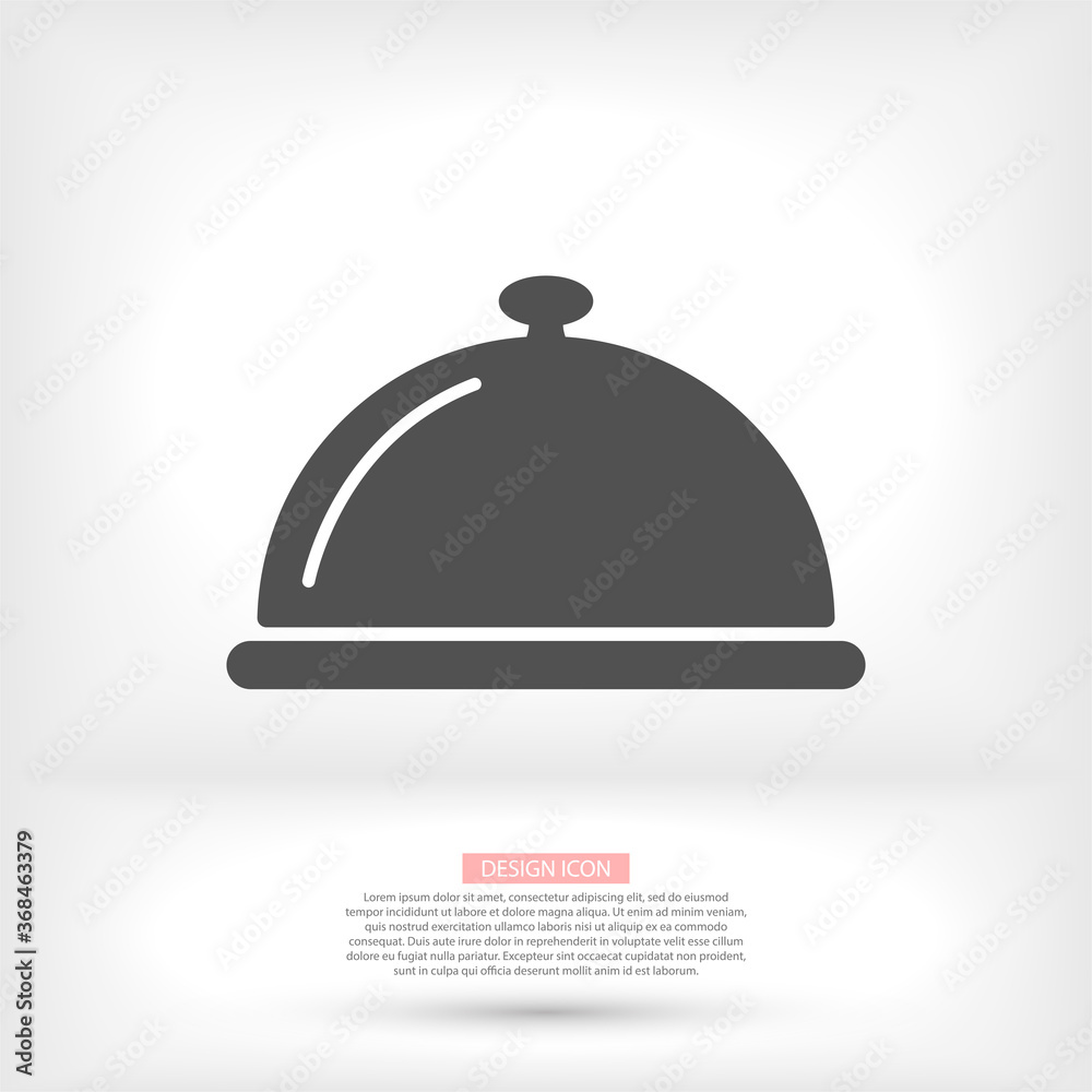 Restaurant cloche vector icon , design Restaurant cloche . illustration Restaurant cloche . Best Restaurant cloche Restaurant cloche vector icon , design Restaurant cloche . illustration Restaurant cloche . Best Restaurant cloche
