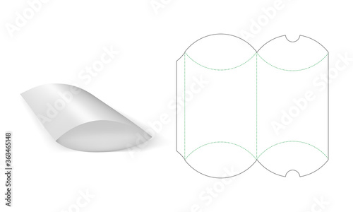 Packaging Box Die Cut Template With 3D Preview