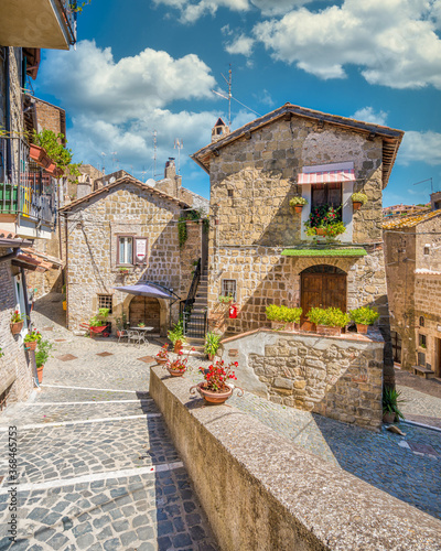 Castelnuovo di Porto, small and beautiful village in the province of Rome, Lazio, Italy.