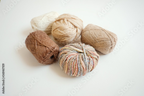 three balls of wool