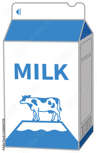 牛乳パック（青）