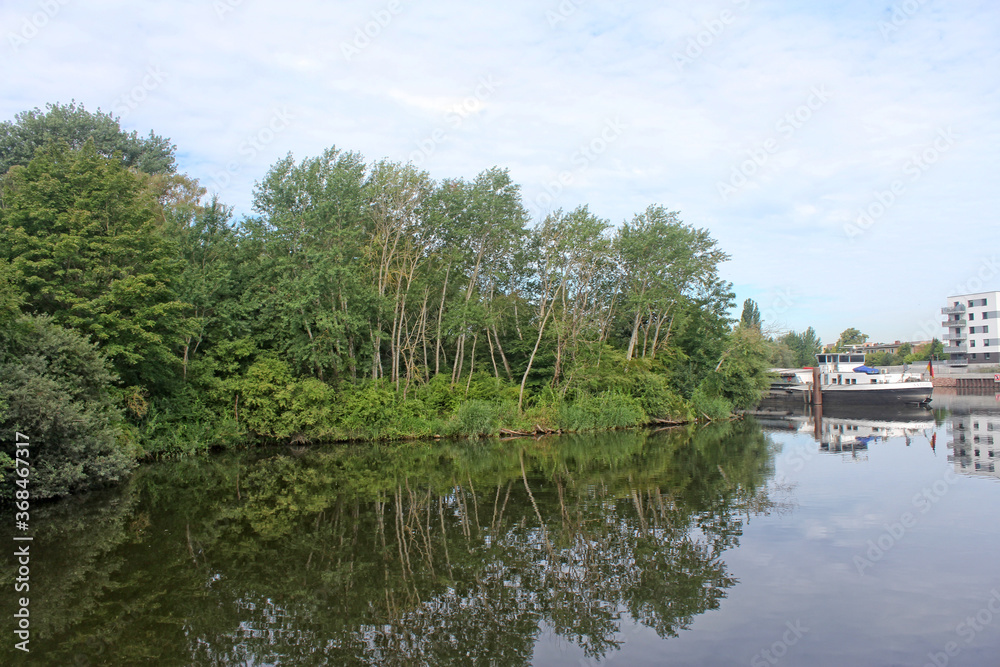 Landzunge am Geesthachter Hafen