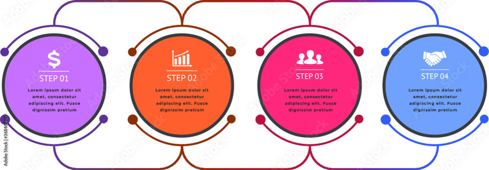 4 tab info-graphic 4 tab info-graphic