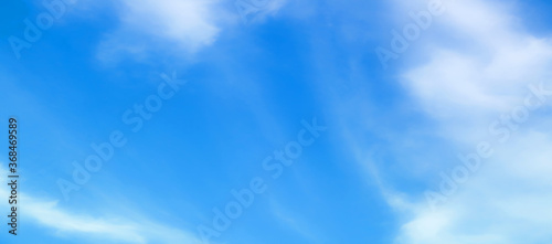 blue sky with beautiful natural white clouds 