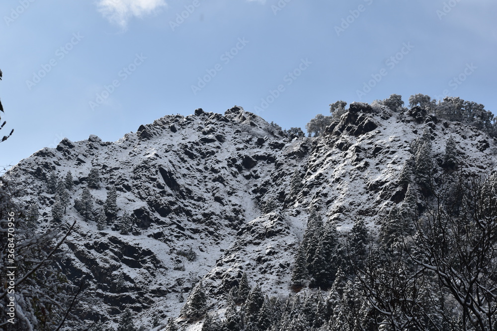 White mountain in nainital uttarakhand nainital