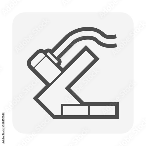 Woodworking or fixing and tool vector icon design.