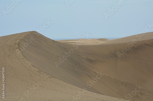 sand dunes in gran canaria
