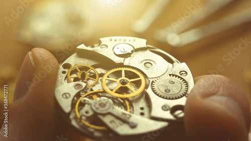 Watchmaker's workshop, mechanical watch repair