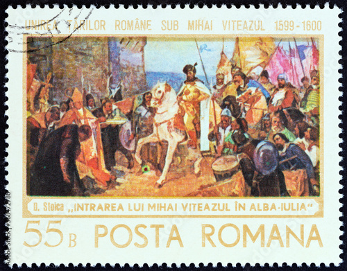  Entry of Michael the Brave into Alba Iulia by D. Stoica (Romania 1968)
