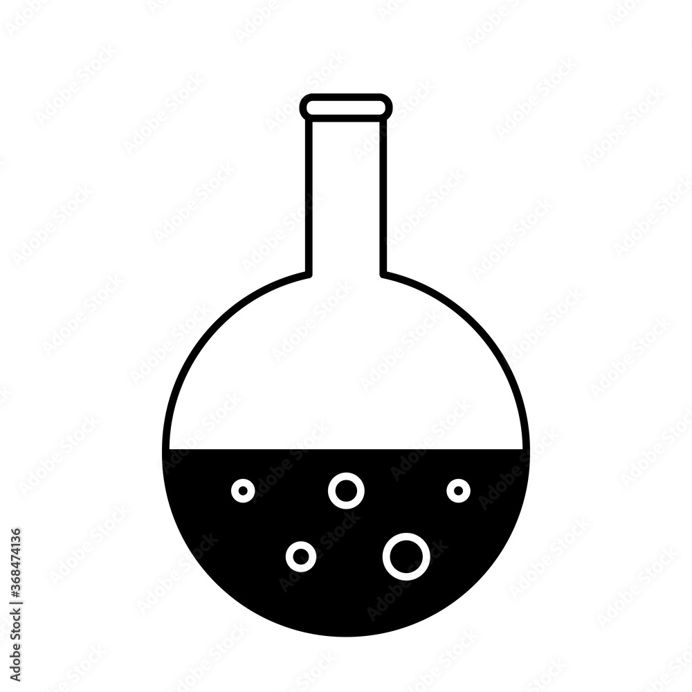 Test tube icon. Test tube icon.