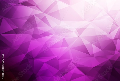 Light Pink vector abstract mosaic background.