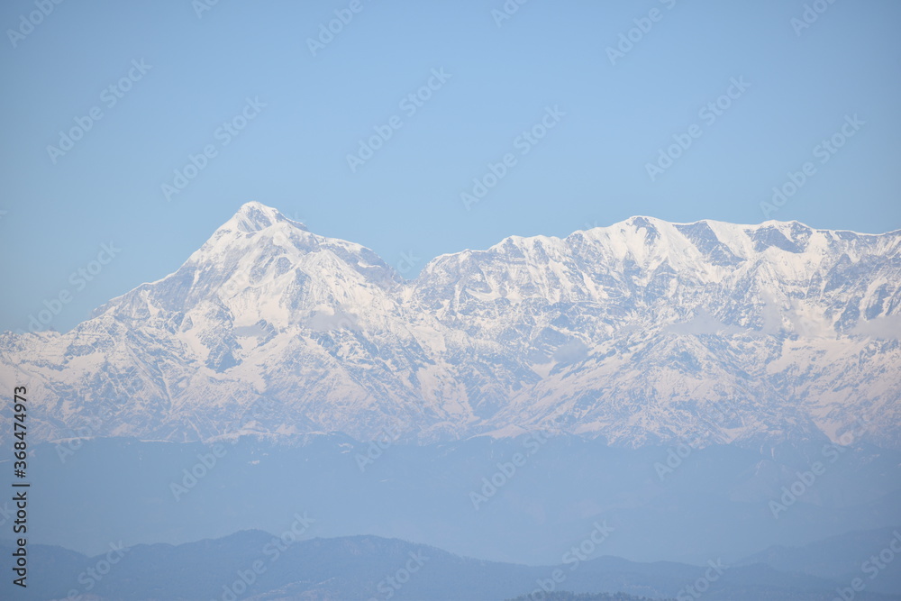 Beautiful picture of snow mountain