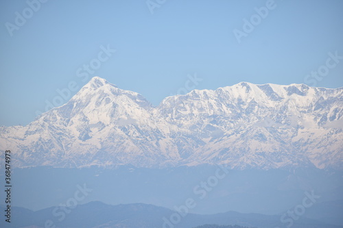 Beautiful picture of snow mountain © BalamSingh