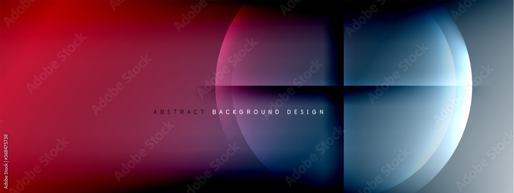 Vector abstract background - circle and cross on fluid gradient with shadows and light effects. Techno or business shiny design templates for text Vector abstract background - circle and cross on fluid gradient with shadows and light effects. Techno or business shiny design templates for text