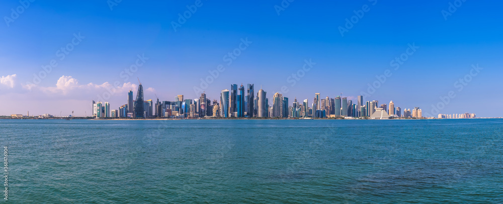 Skyline of Doha, Qatar