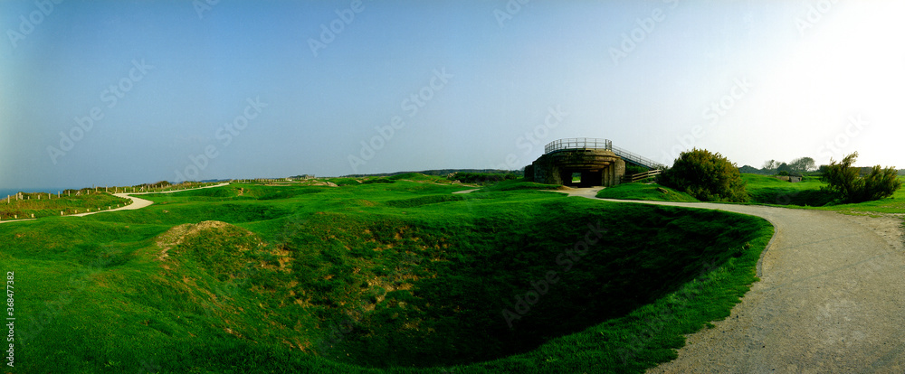 Bomb Crater at Pointe du Hoc, France