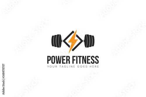 fitness logo, gym icon, symbol vector illustration design template