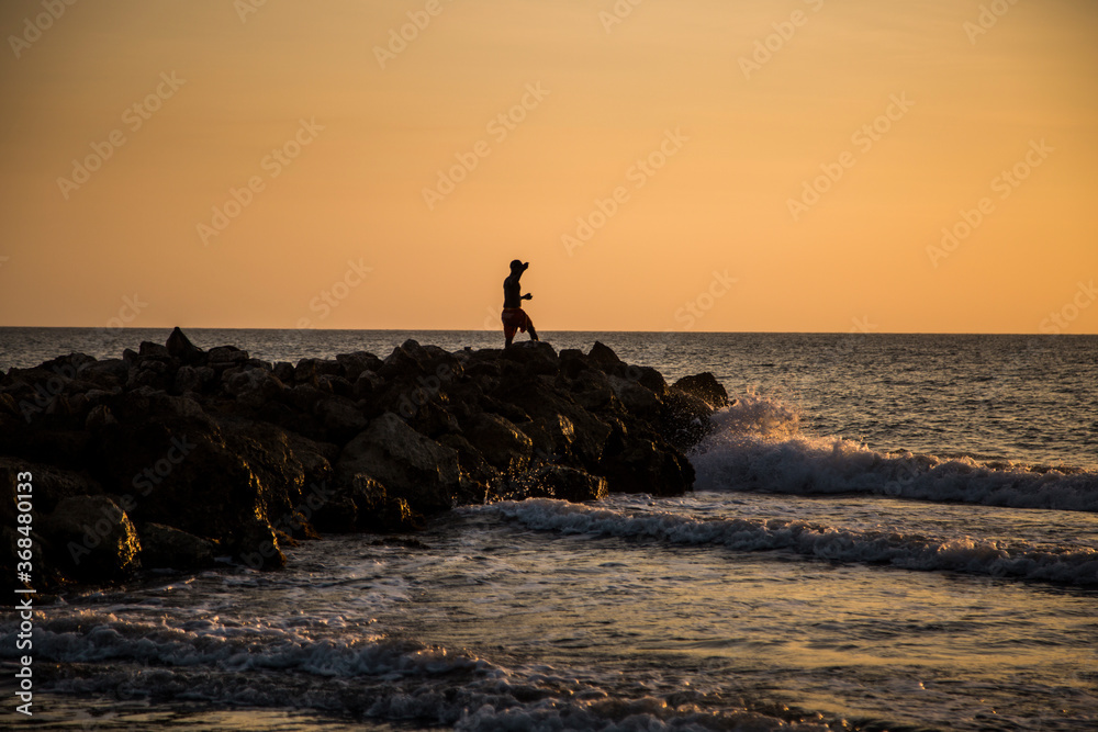 Atardecer Cartagena. Colombia