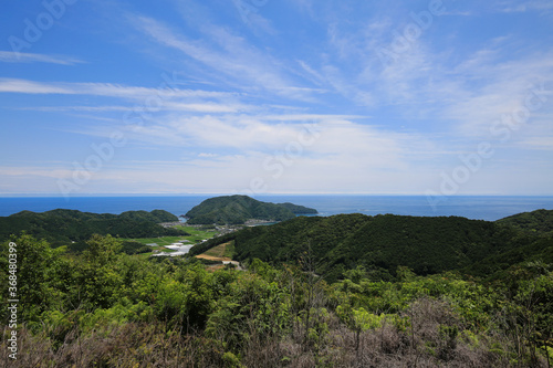 高知県四万十町 土佐興津坂展望台からの風景