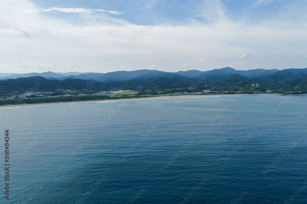 高知県黒潮町　入野海岸の風景
