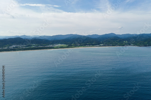 高知県黒潮町 入野海岸の風景