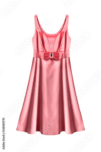 Rose dress isolated