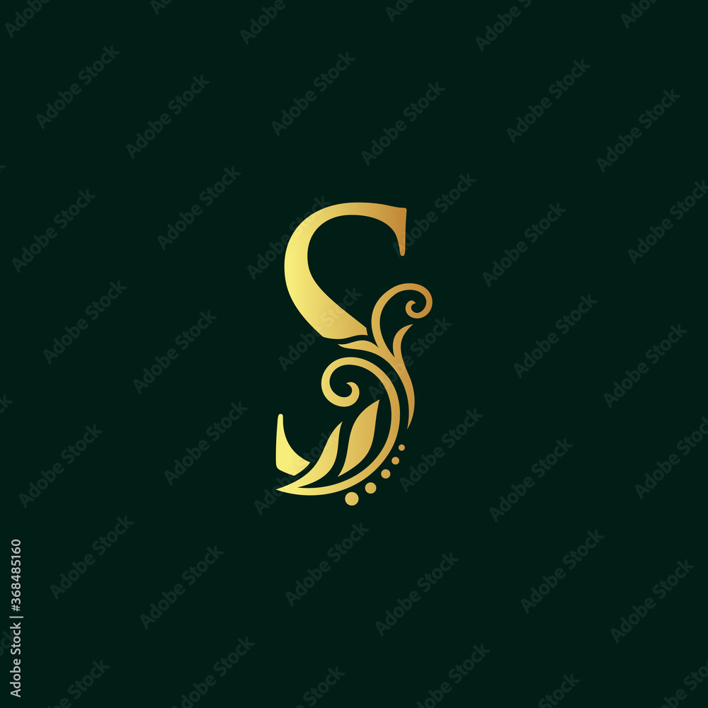 Elegant Golden Initial Elegant Golden Initial