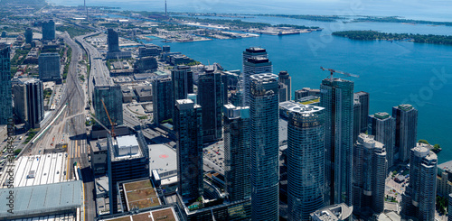 Photography Toronto Aerial View - Main Canadian Metropolis, Ontario, Canada