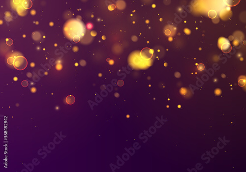 Colorful bokeh light