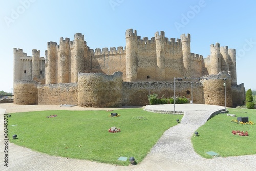 Coyanza Castle, Valencia de Don Juan, Spain.  photo