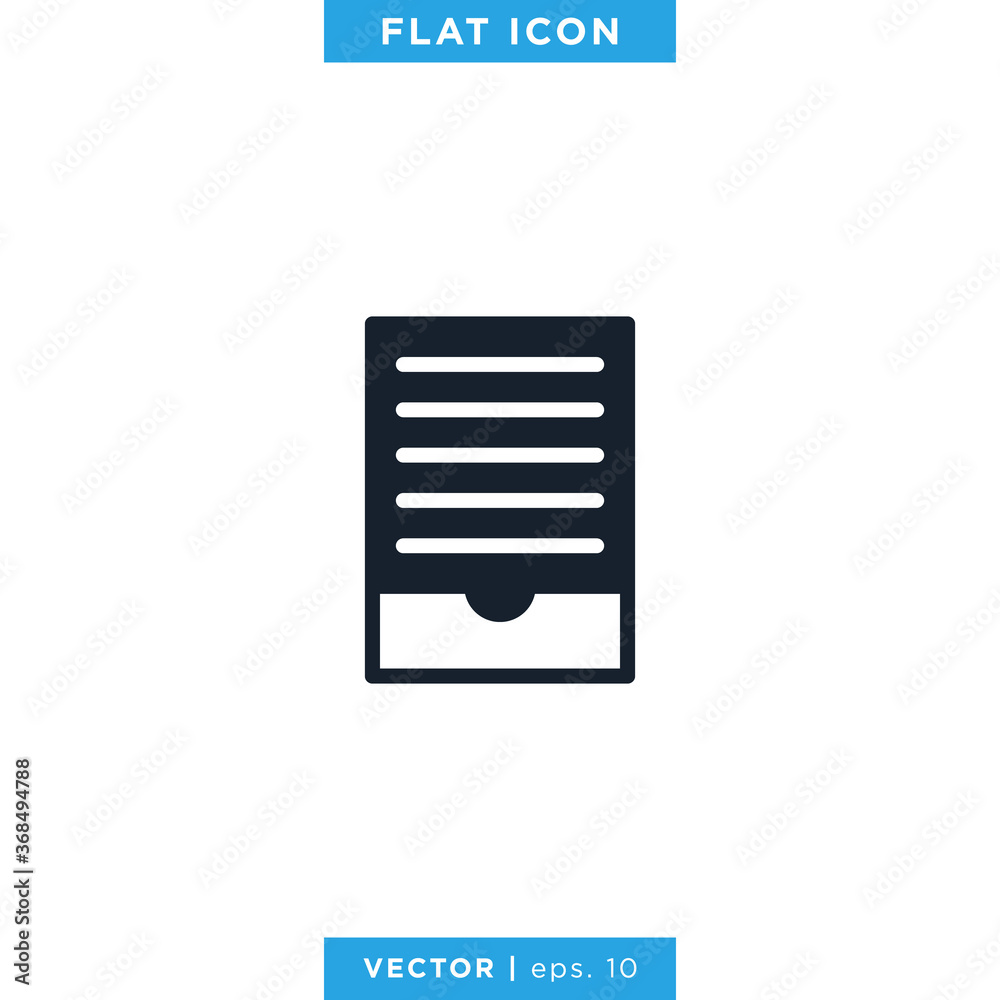 Archive Storage Icon Vector Design Template. Archive Storage Icon Vector Design Template.