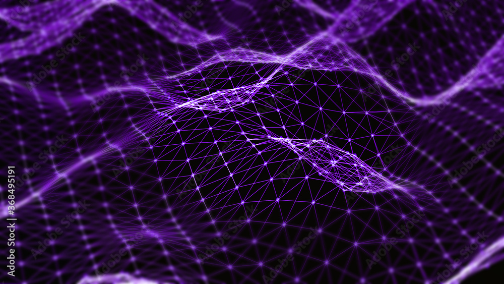 Abstract 3d rendering dots and lines. Technology background. Big data visualization. Artificial intelligence. Plexus. Abstract 3d rendering dots and lines. Technology background. Big data visualization. Artificial intelligence. Plexus.
