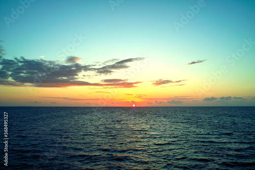 モルディブの夕日