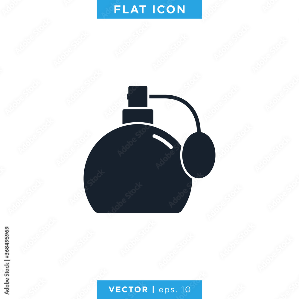 Obraz premium Perfume Icon Vector Design Template.