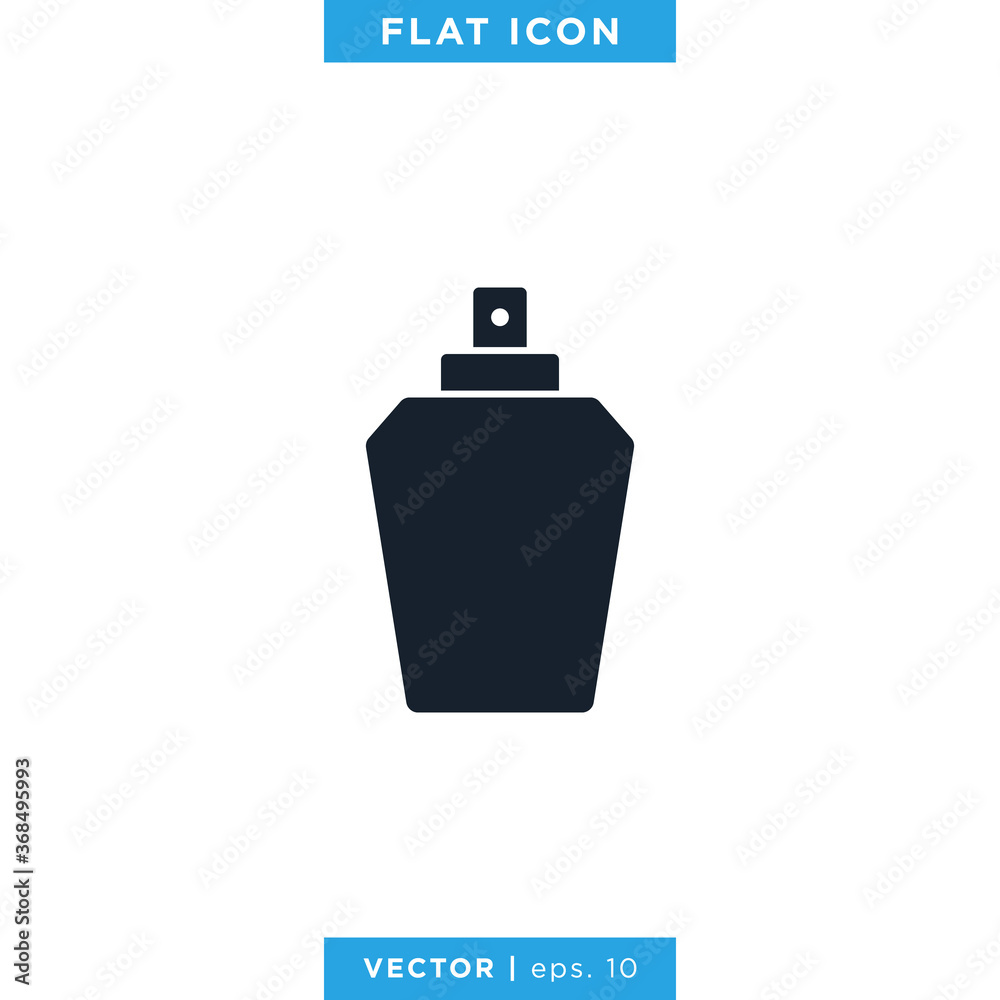 Perfume Icon Vector Design Template. Perfume Icon Vector Design Template.