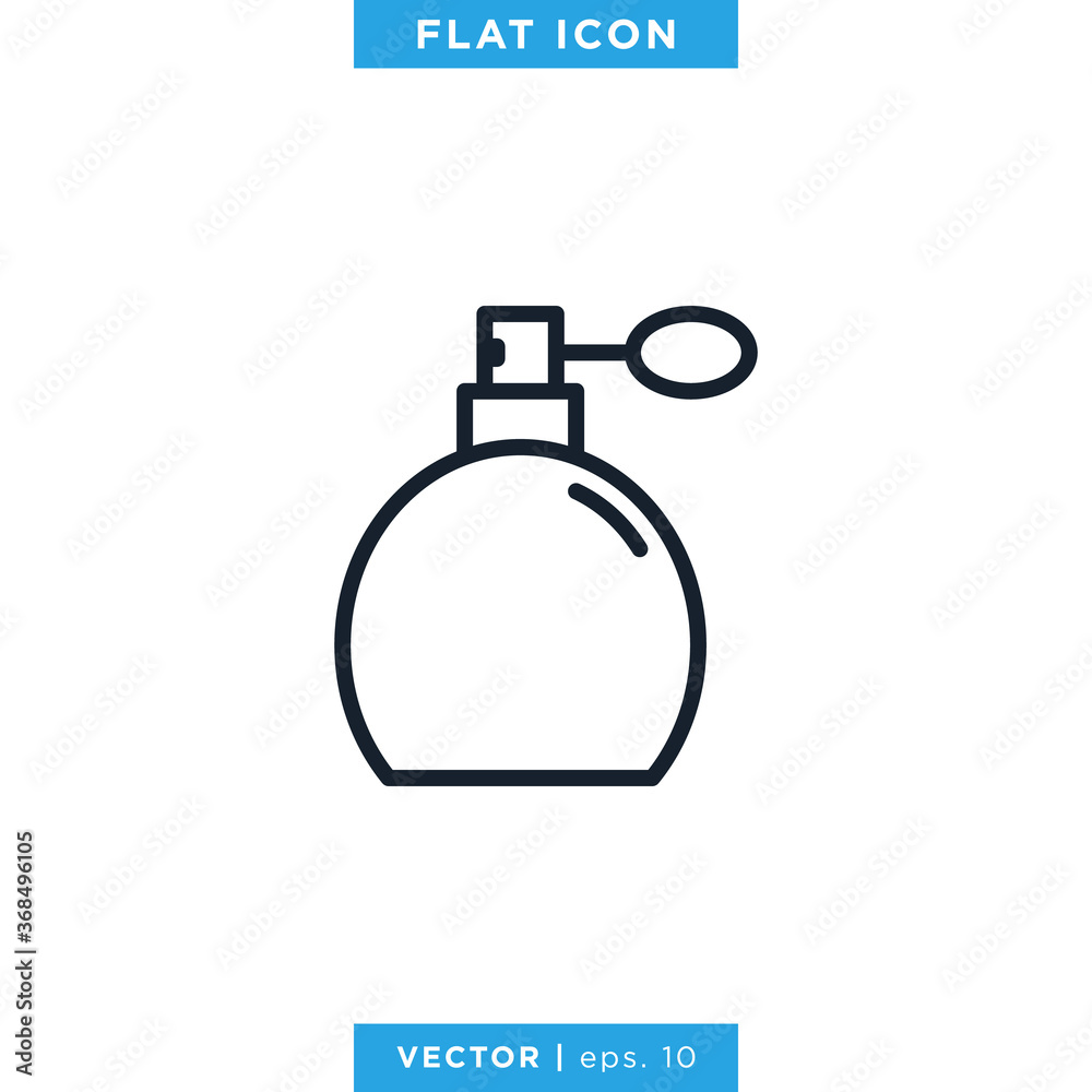 Perfume Icon Vector Design Template. Editable Stroke. Perfume Icon Vector Design Template. Editable Stroke.