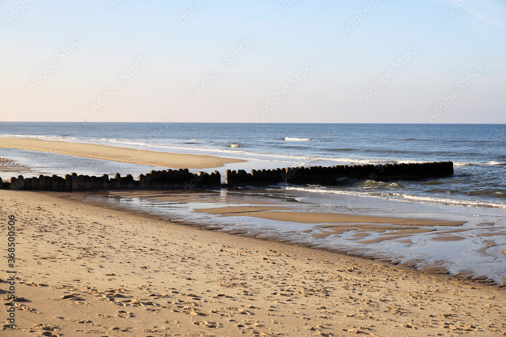 Landscape at the beach of Sylt, Germany, Europe