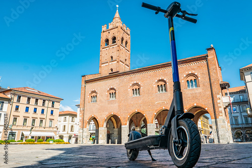 Scooter rental sharing in an Italian town