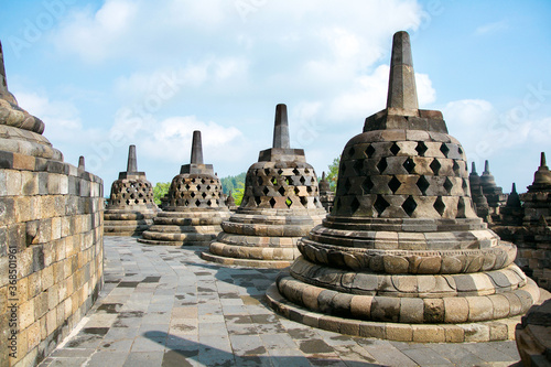 Borobudur Temple in Java - Indonesia