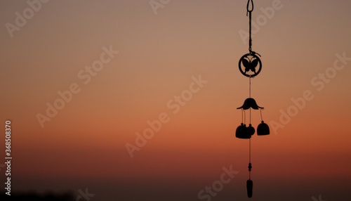 silhouette of a lantern