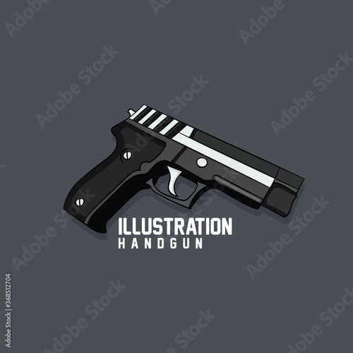 illustration of gun design for shooting sports