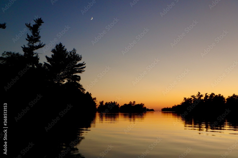 Georgian Bay Sunset, Georgian Bay 30,000 Islands Ontario  Canada