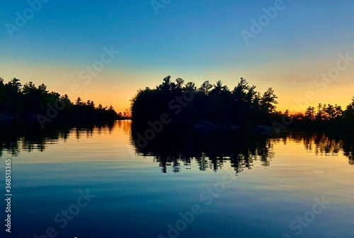 Georgian Bay Sunset, Georgian Bay 30,000 Islands Ontario  Canada