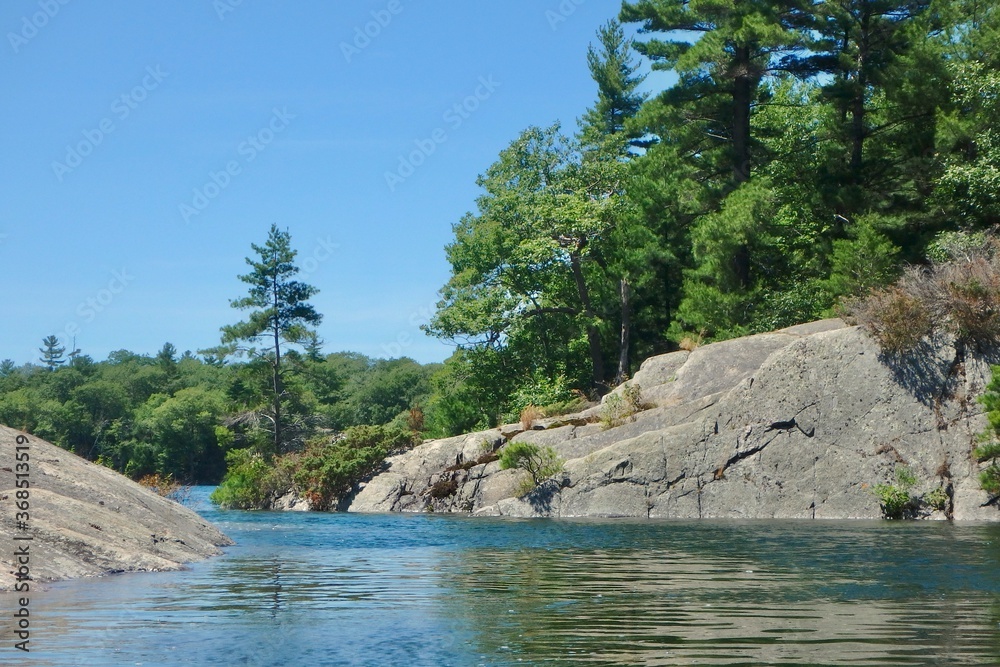 Echo Bay in The Massasauga Provincial Park in Bay Ontario