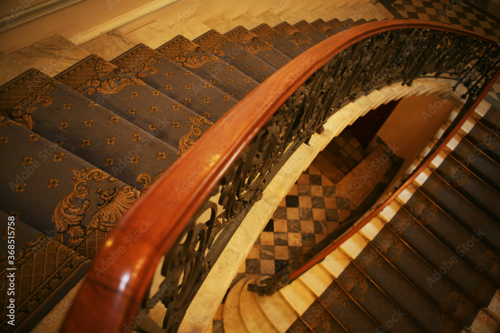 Obraz premium Very old stairway case